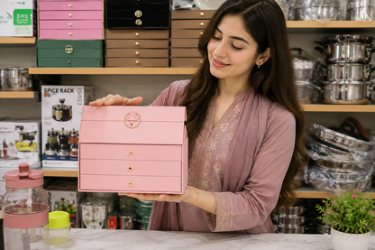 Jewelry Organizer Box – Elegant Storage & Display Case