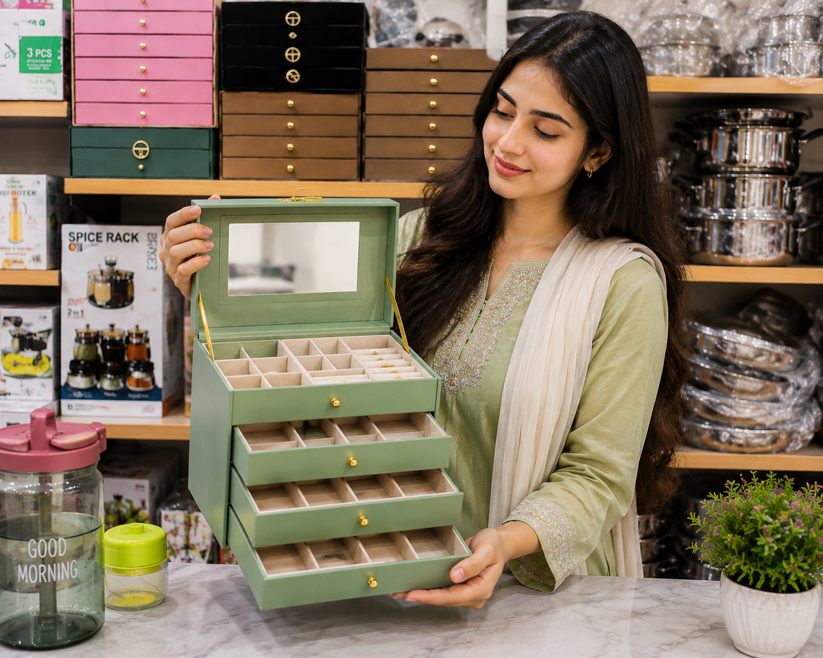 Jewelry Organizer Box – Elegant Storage & Display Case