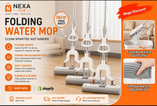 Multi-Purpose Rubber Cotton Floor Mop – Easy Cleaning & Quick Drying