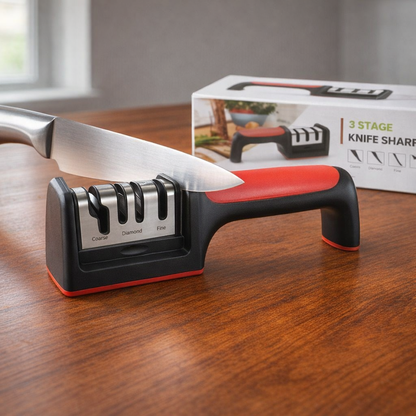 3-Stage Kitchen Knife Sharpener.