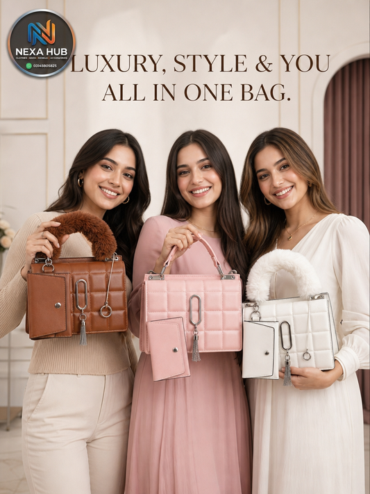 Nexa Hub Quilted Handbag