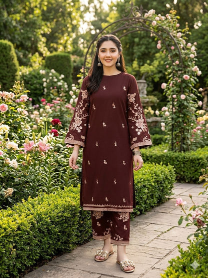 BROWN SUIT SUMMER 2 PIECE COLLECTION