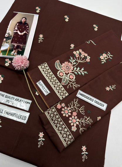 BROWN SUIT SUMMER 2 PIECE COLLECTION