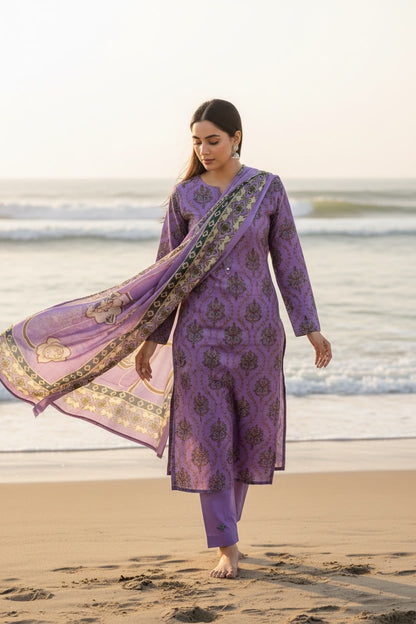 The Signature Elegance Lawn Collection – 3PC Ensemble