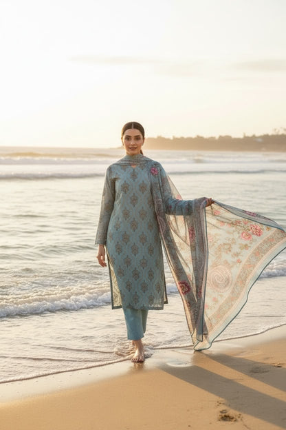 The Signature Elegance Lawn Collection – 3PC Ensemble