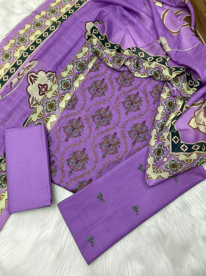 The Signature Elegance Lawn Collection – 3PC Ensemble