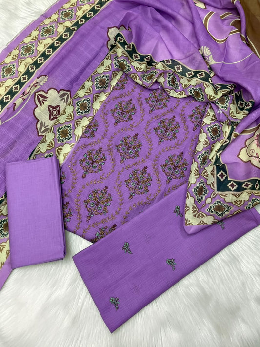 The Signature Elegance Lawn Collection – 3PC Ensemble