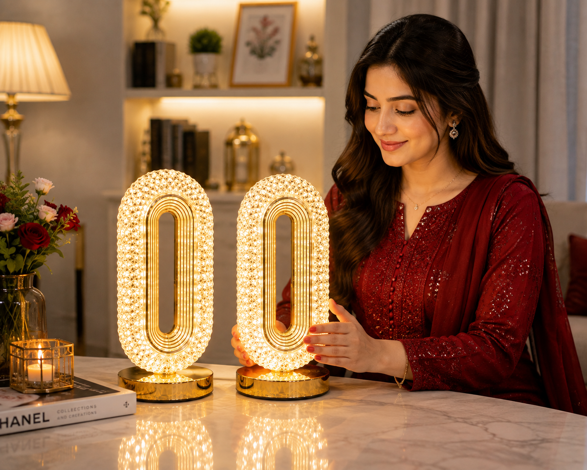 Elegant LED Table Lamp – Modern Luxury Home Décor Light