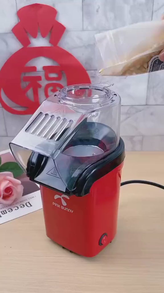 Hot Air Popcorn Maker Machine – Oil-Free Electric Popcorn Maker for Home